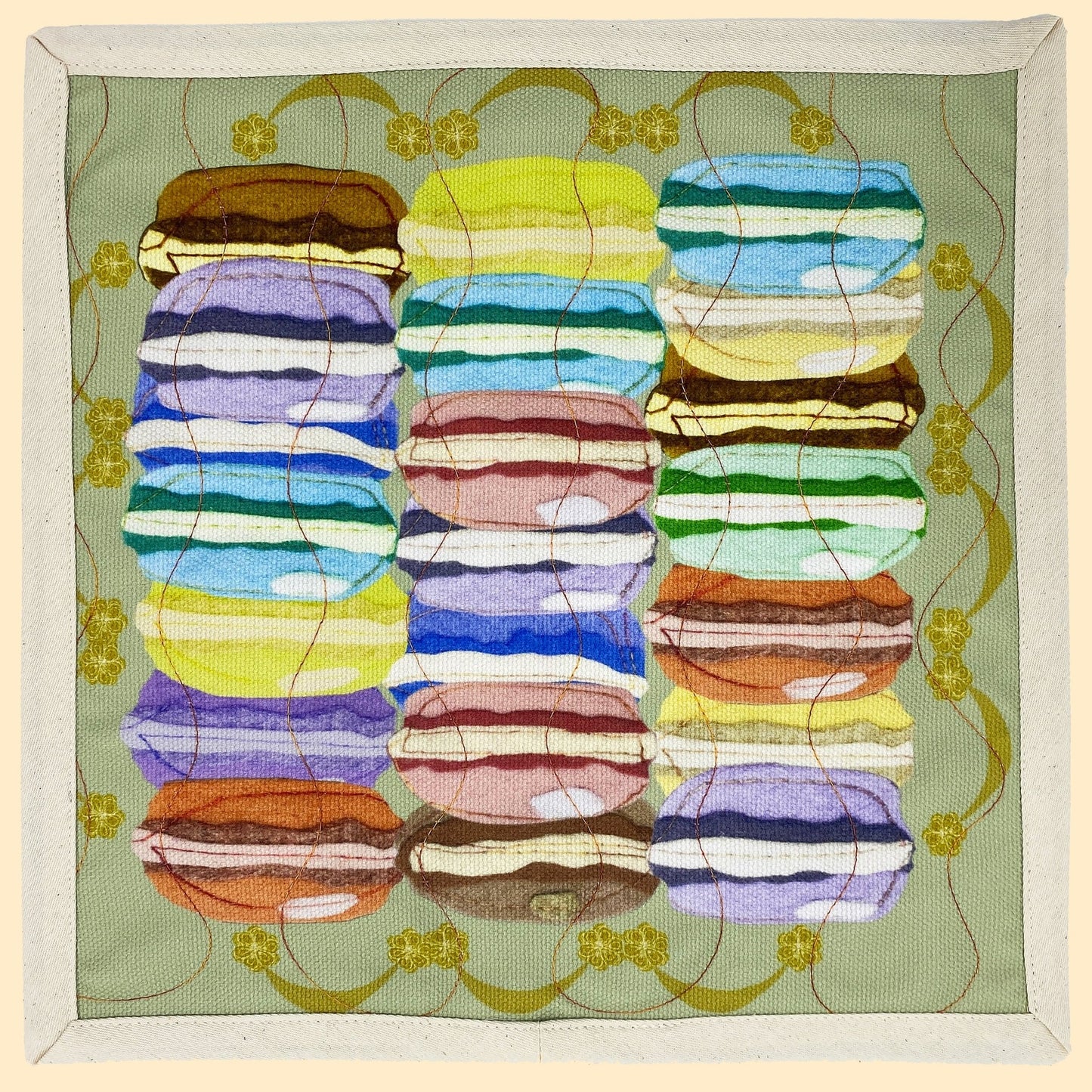 Dessert-themed Placemat 864 Macaron