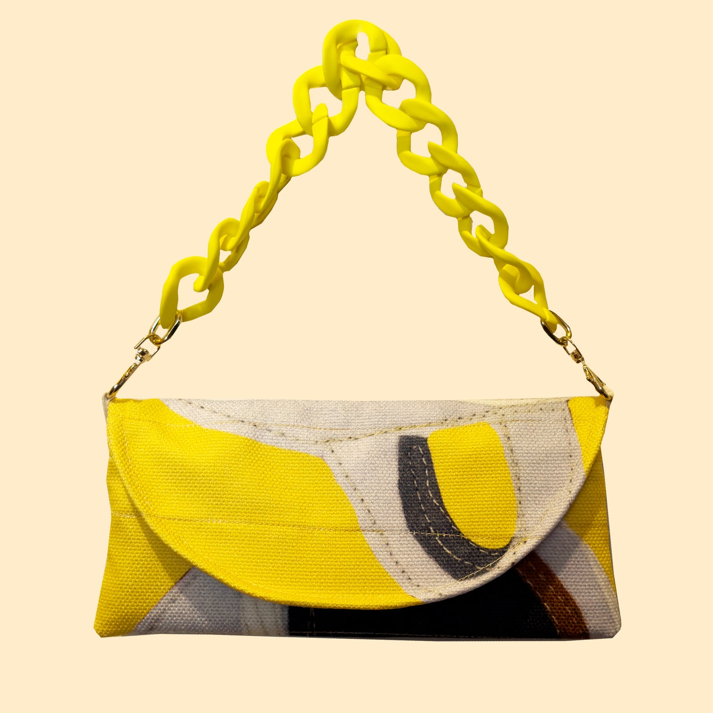 Clutch Envelope Handbag - Bacon