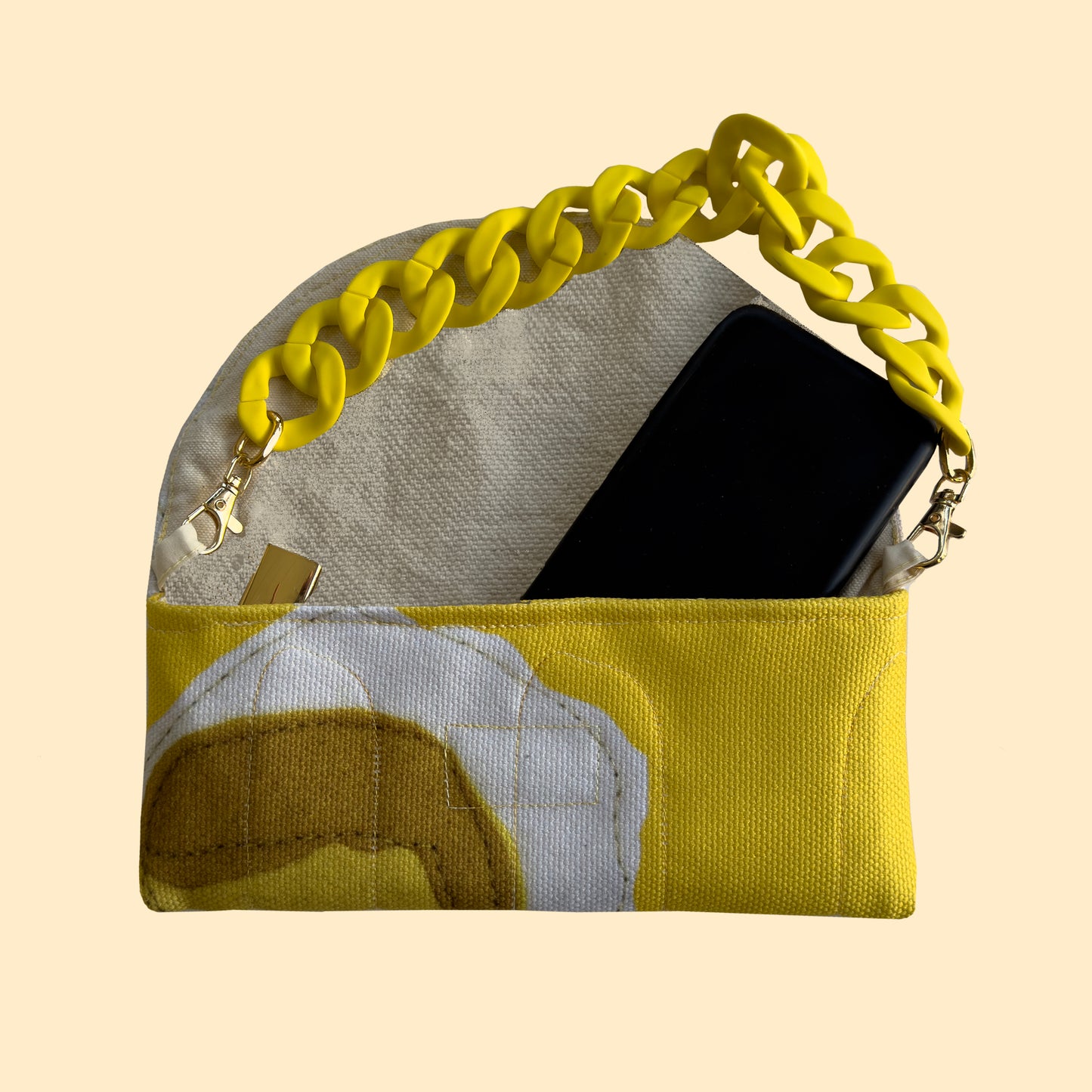 Clutch Envelope Handbag - Bacon