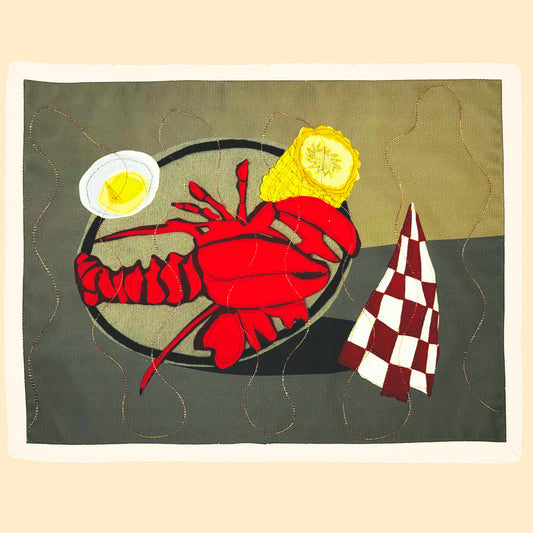 Food-themed Dinner Placemat Maine Event Lobster