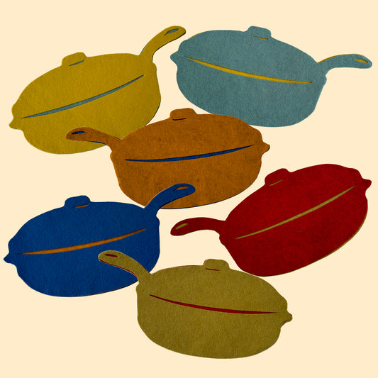 Trivet Le Pots & Pans - Skillet Royal Blue