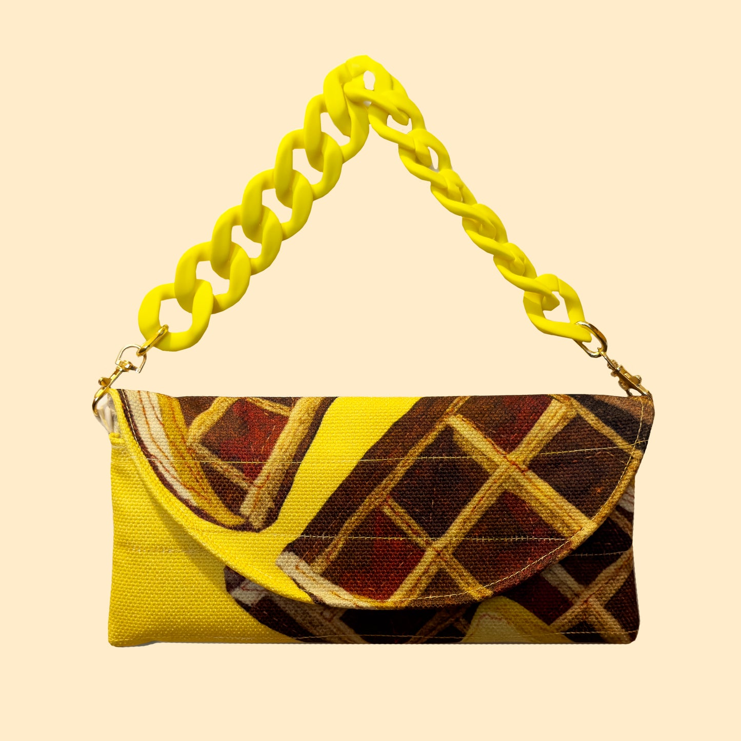 Clutch Envelope Handbag - Bacon