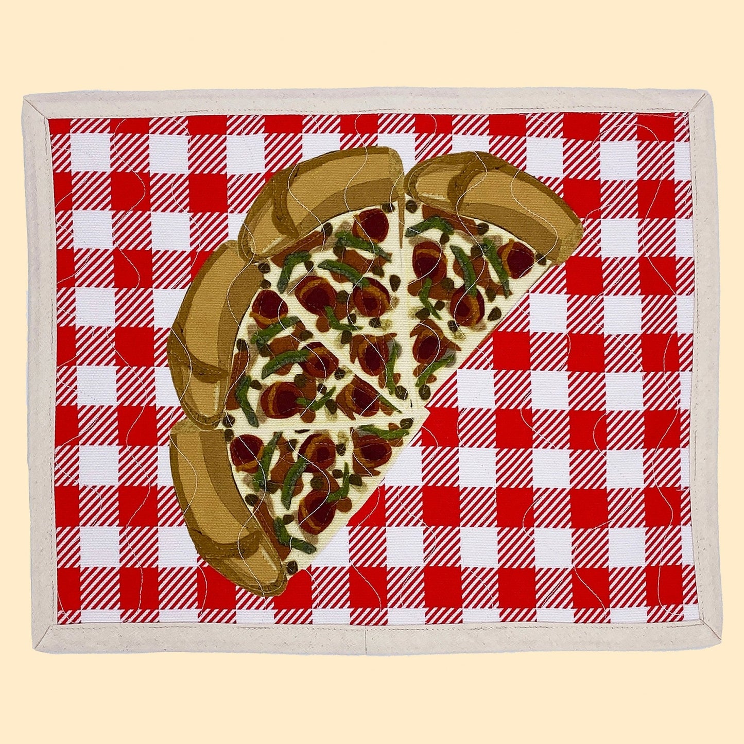 Pizza Pie Food-themed Placemat One Half