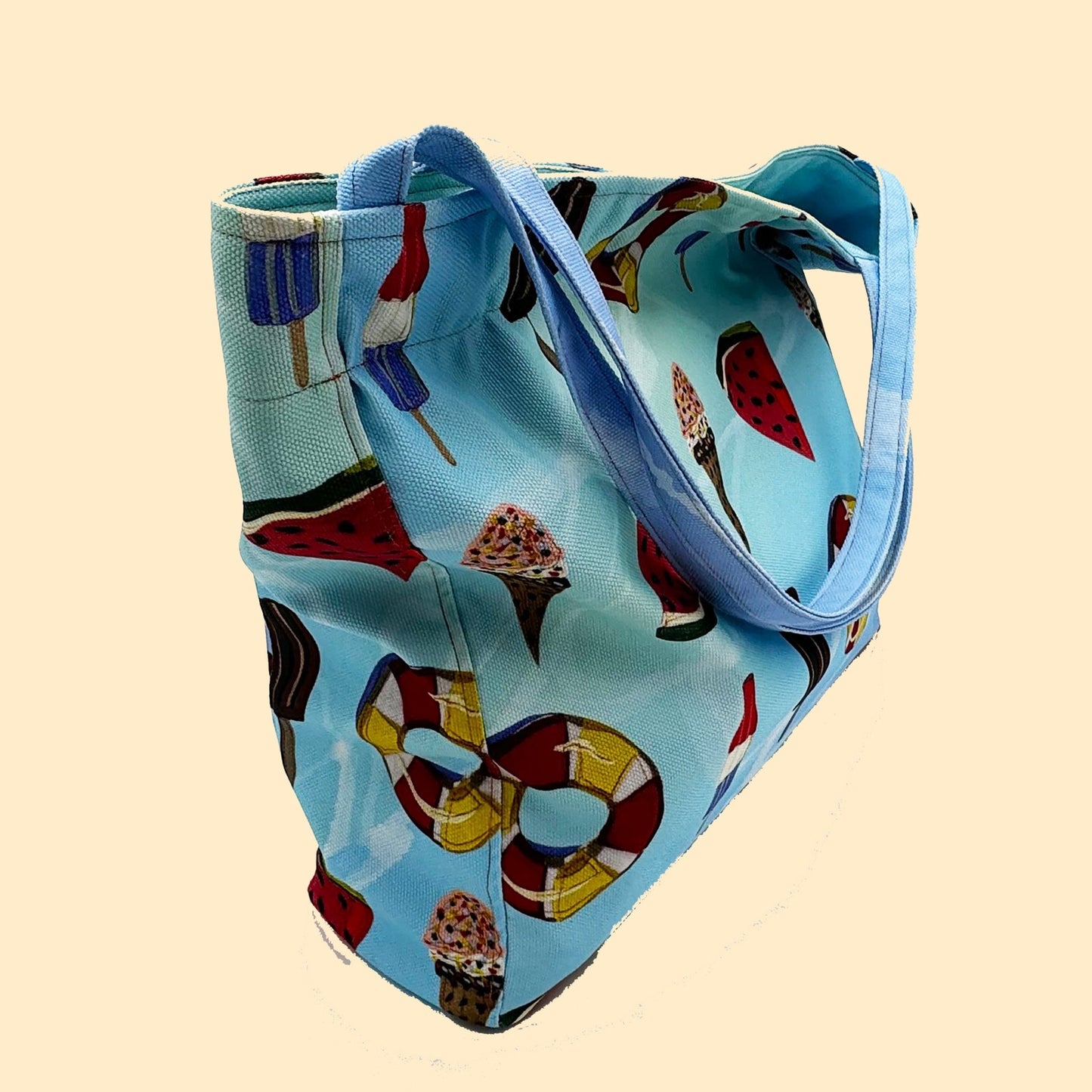 Bolsa de playa "junto a la piscina"