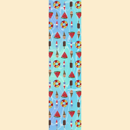 Poolside Summer-themed Table Runner