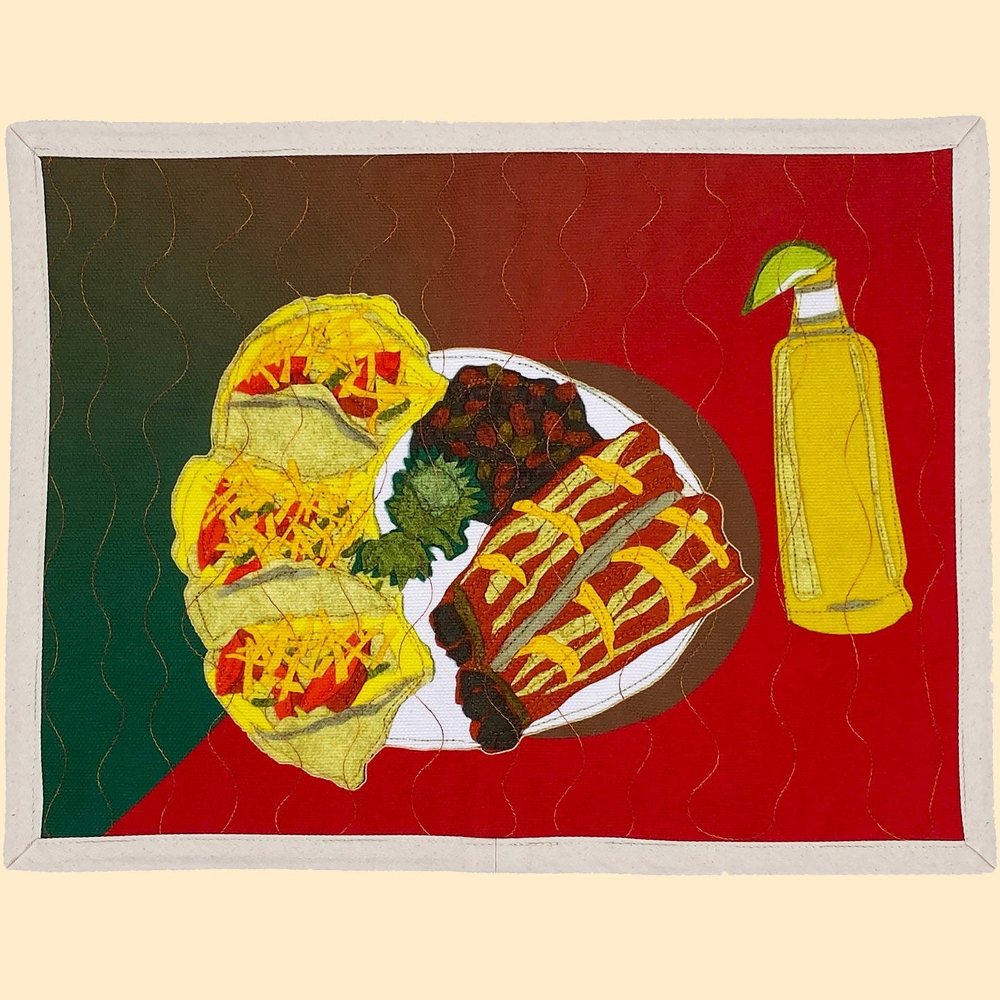 Food-themed Dinner Taco Tuesday Placemat