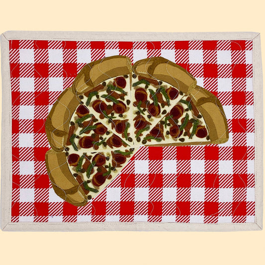 Pizza Food-themed Placemat Three-quarter