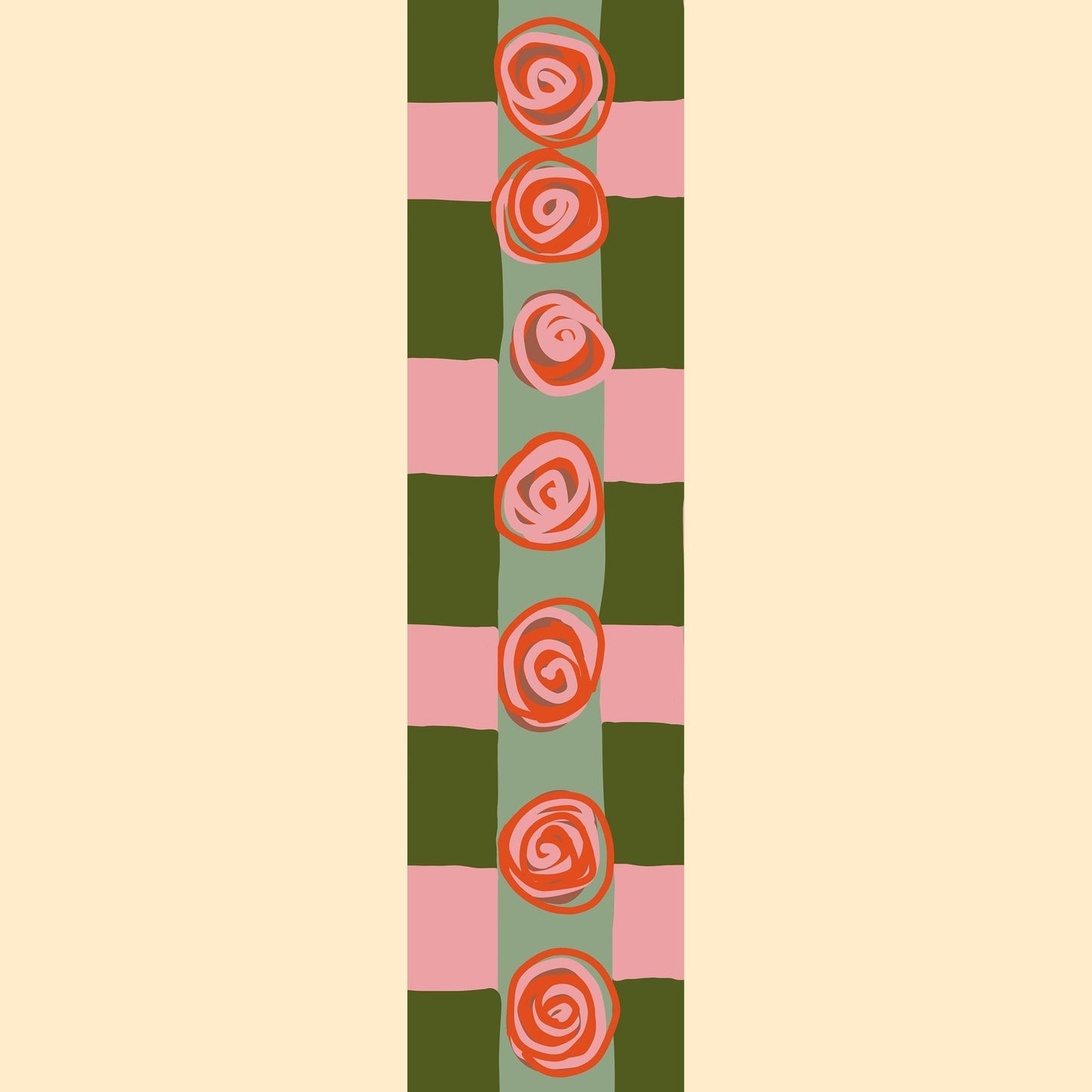 Summer-themed Watermelon Love Table Runner